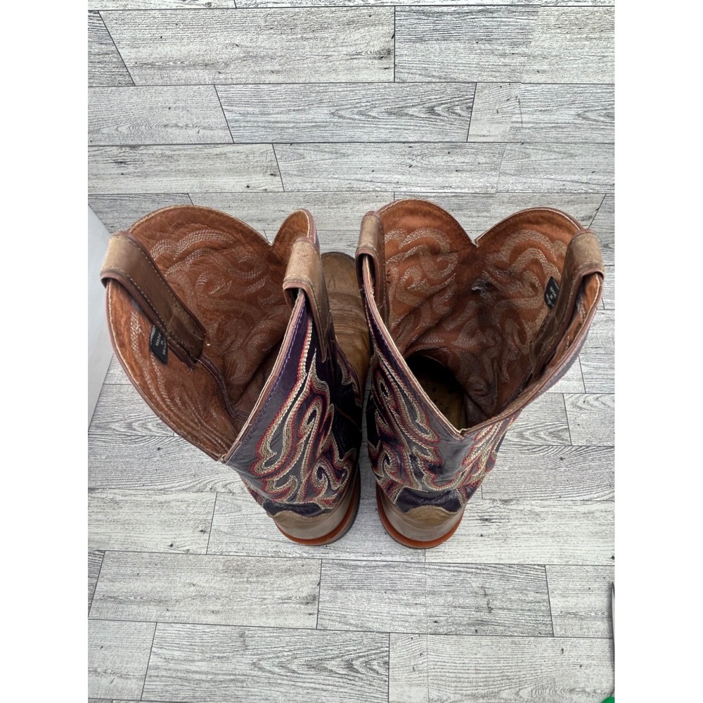 Nocona Boots Mens Leather Cowboy Western Boots Br… - image 6
